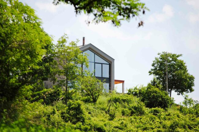 Villa unifamiliare in legno a Macerata Feltria, progettata da Studio TAU Architettura e realizzara da Wooden Houses