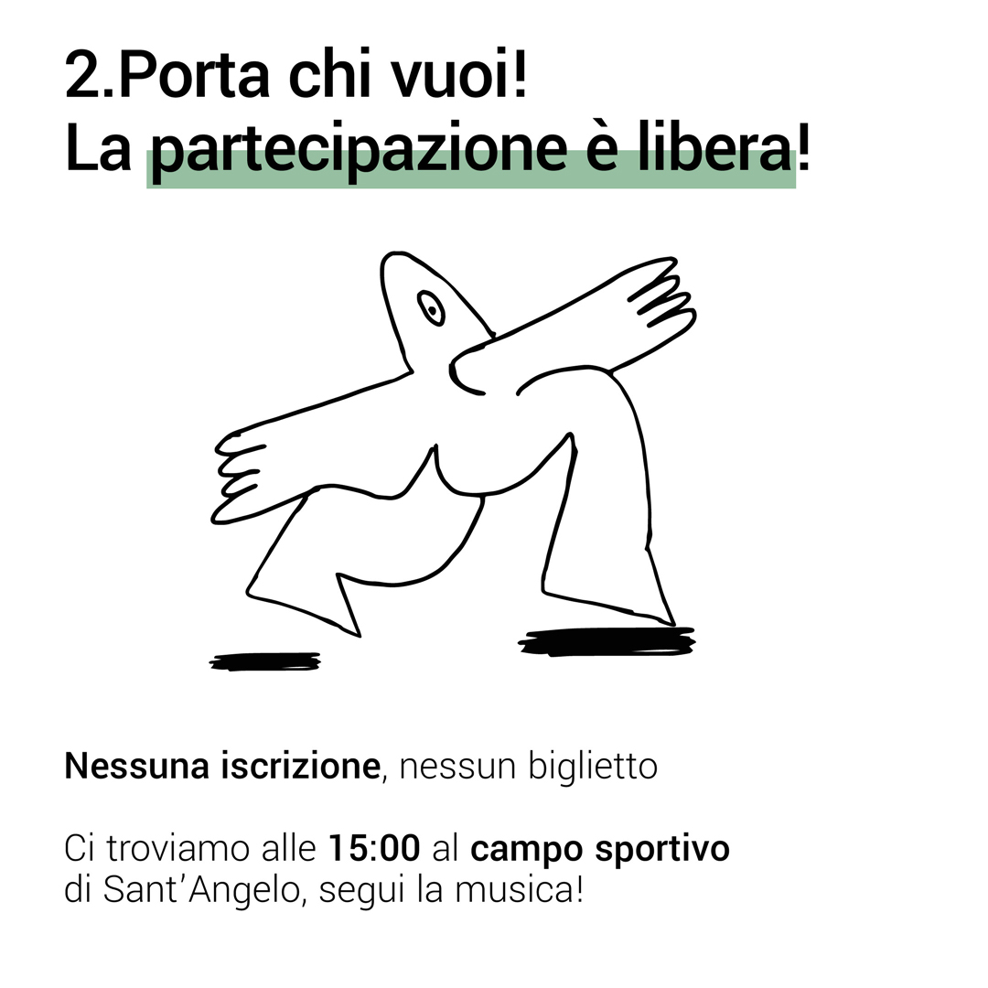 La partecipazione a BIKE'n DANCE è libera, porta chi vuoi!